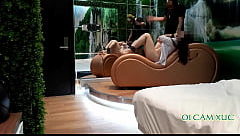 คลิปหลุดแอบถ่าย ลูกค้าเย็ดกันบนเก้าอี้ที่ออกแบบมาพิเศษ เพื่อการเย็ดกันโดยเฉพาะ