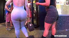 ซ่อนกล้องกระดุม เดินตามสาวตูดใหญ่ Big Ass ที่นิวยอร์ค